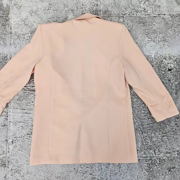 DO+BE Women Blazer Pink Tone Polyester Open Jacket Coat Size S - Picture 4 of 11